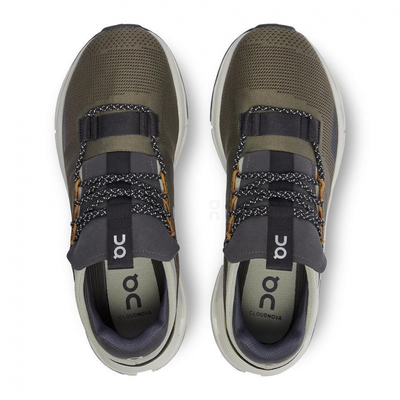 Olive On Cloudnova Men's Sneakers | USA_ON8724