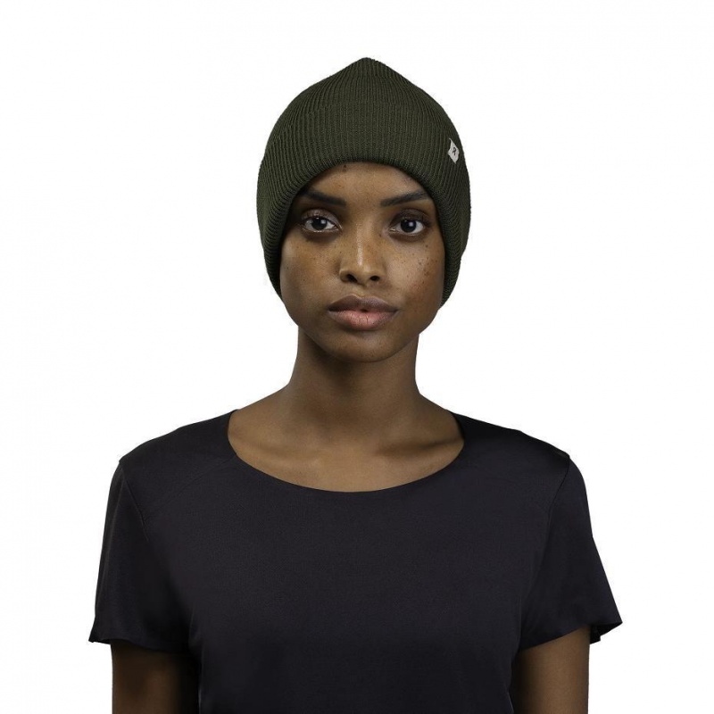 Olive On Merino Men's Beanie | USA_ON9142