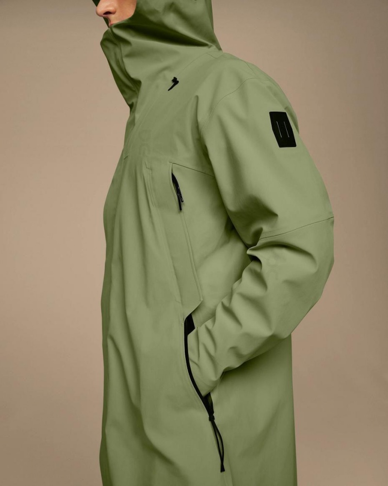 Olive On Parka Men's Jackets | USA_ON8328