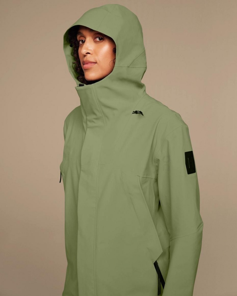 Olive On Parka Women's Jackets | USA_ON8783