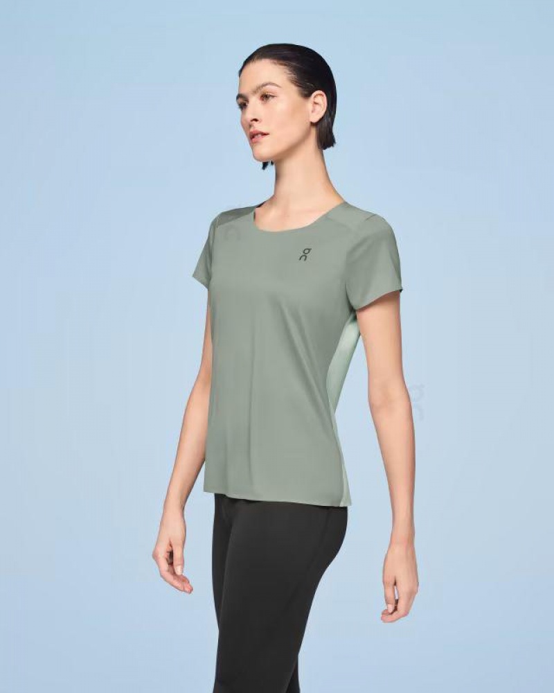 Olive On Performance-T Women's T-shirts | USA_ON9018