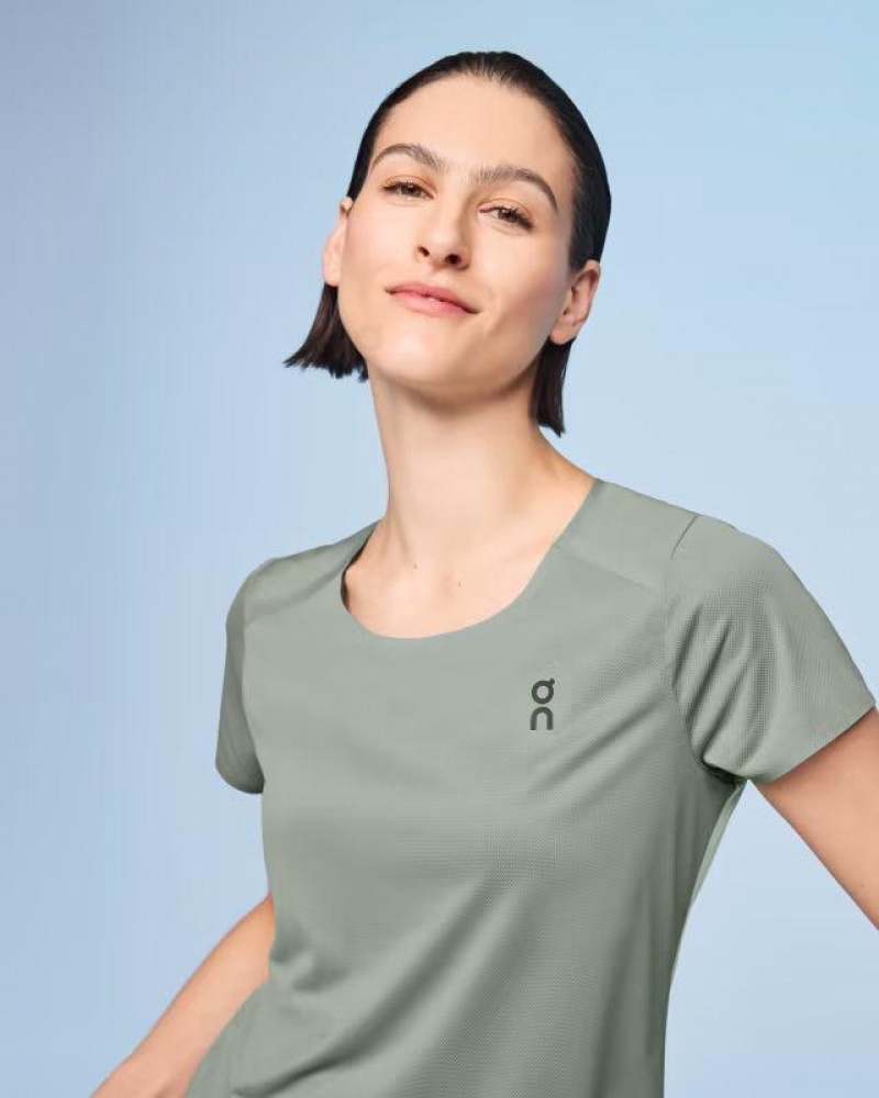 Olive On Performance-T Women's T-shirts | USA_ON9018