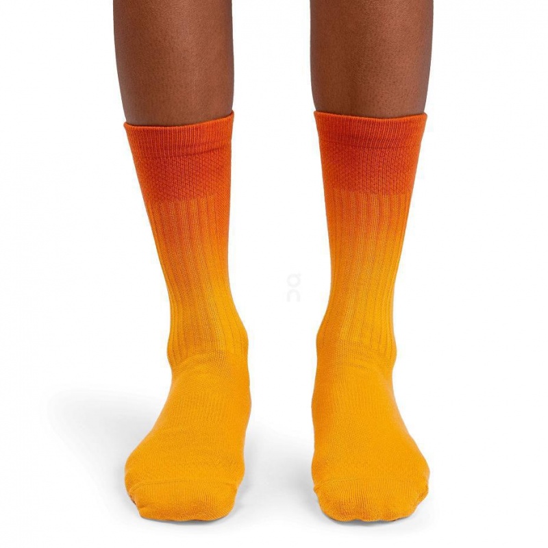 Orange / Yellow On All-Day Men's Socks | USA_ON8642