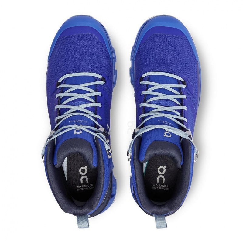 Purple On Cloudrock 2 Waterproof Men's Hiking Boots | USA_ON8791