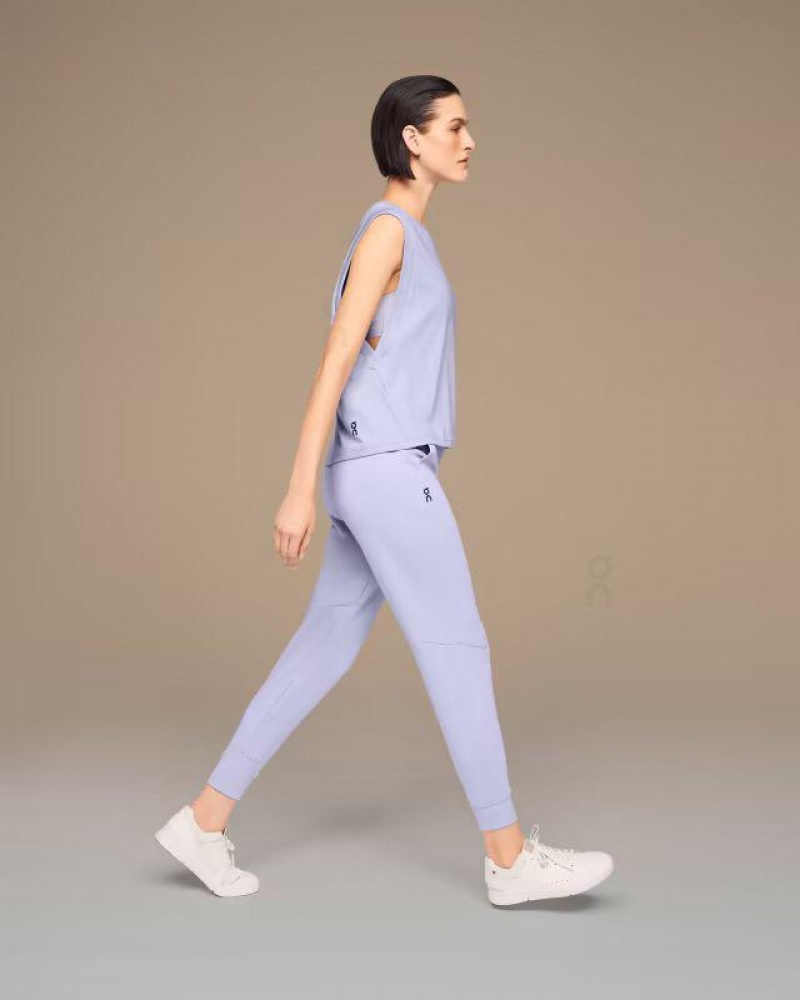 Purple On Focus Crop Women's Tank | USA_ON8213