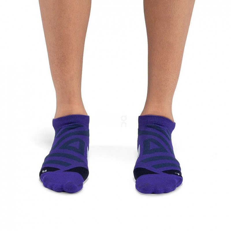 Purple On Performance Low Men's Socks | USA_ON9048