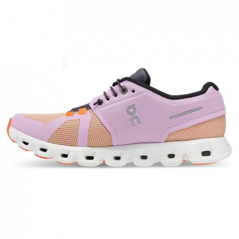 Purple / Orange On Cloud 5 Push Women's Sneakers | USA_ON8398
