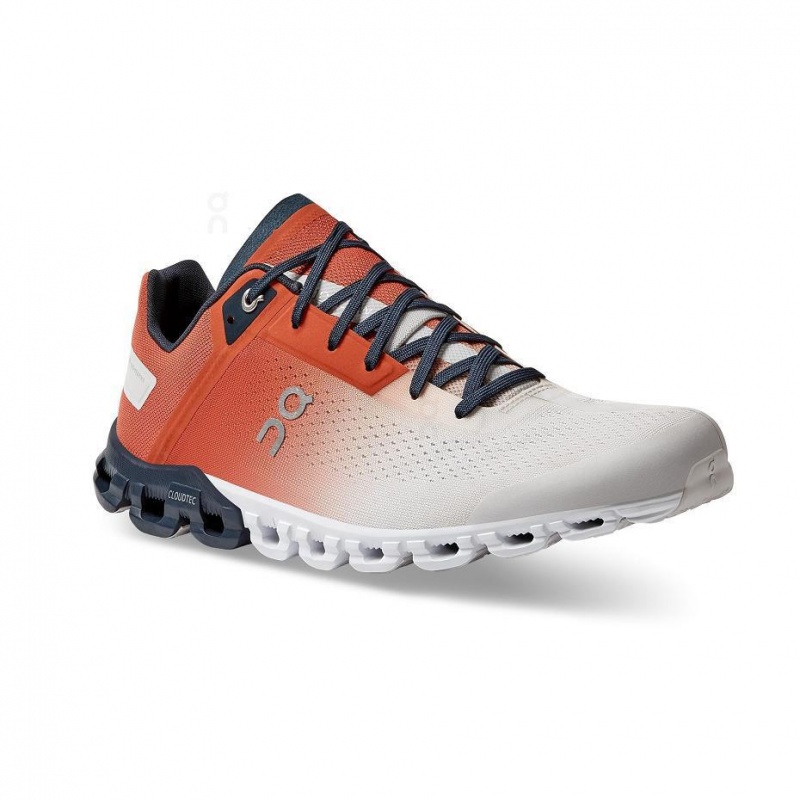 Red / White On Cloudflow Men's Road Running Shoes | USA_ON8125