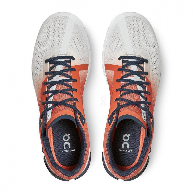 Red / White On Cloudflow Men's Road Running Shoes | USA_ON8125