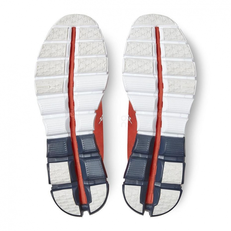 Red / White On Cloudflow Men's Road Running Shoes | USA_ON8125