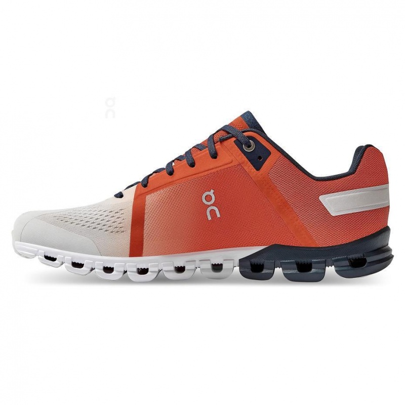 Red / White On Cloudflow Men's Road Running Shoes | USA_ON8125