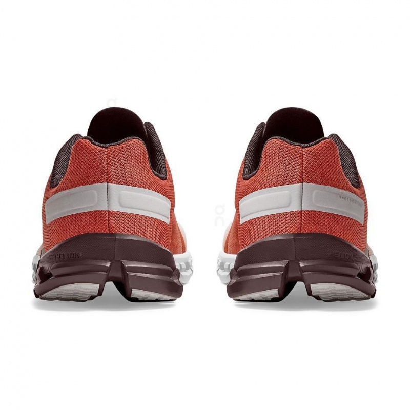Red / White On Cloudflow Women's Road Running Shoes | USA_ON8315