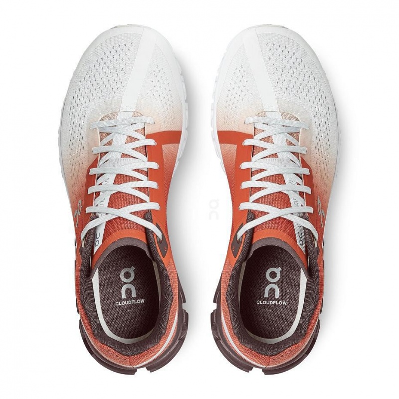 Red / White On Cloudflow Women's Road Running Shoes | USA_ON8315