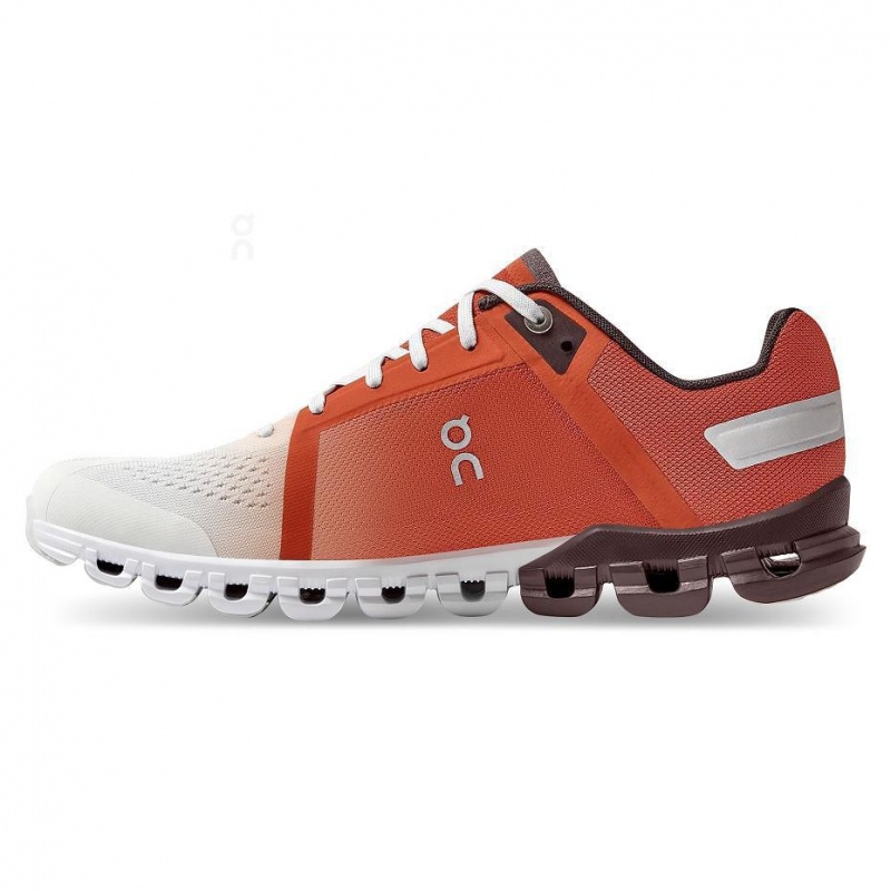 Red / White On Cloudflow Women's Road Running Shoes | USA_ON8315