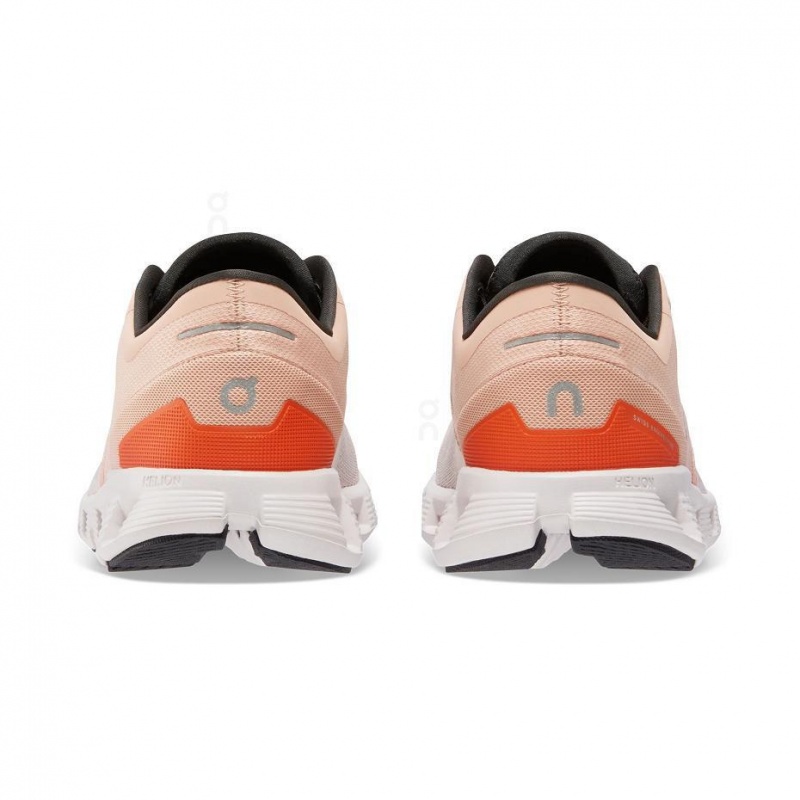 Rose On Cloud X 3 Women's Road Running Shoes | USA_ON8596