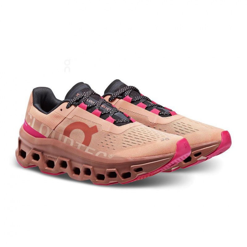 Rose On Cloudmonster Women's Road Running Shoes | USA_ON8522