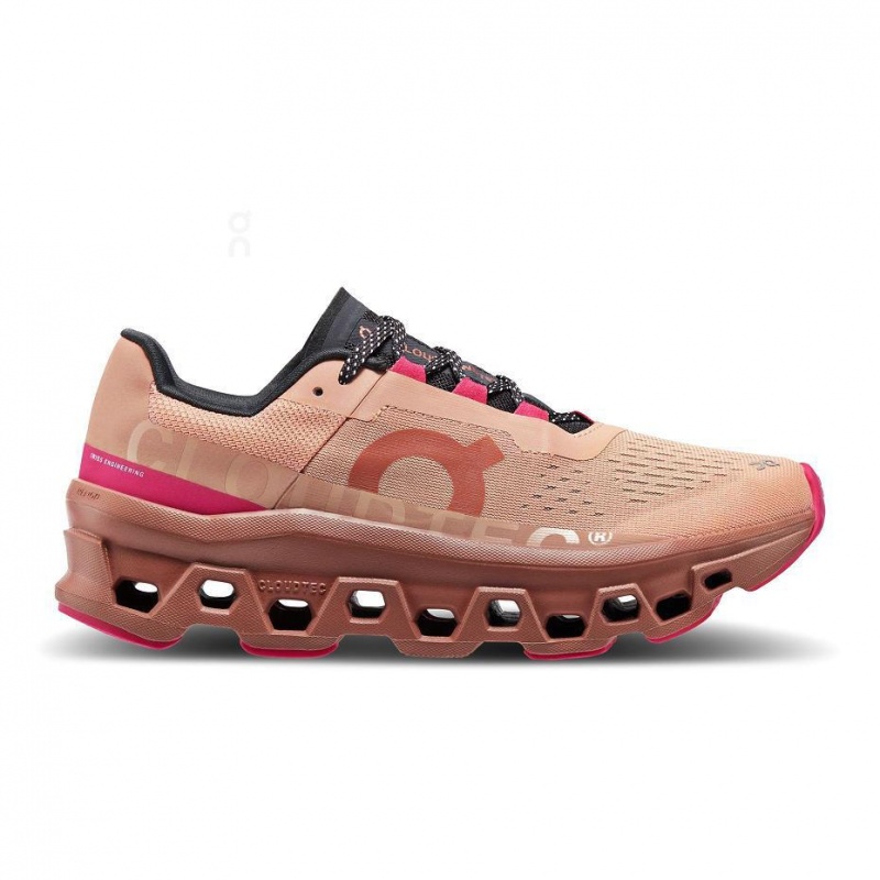 Rose On Cloudmonster Women\'s Road Running Shoes | USA_ON8522