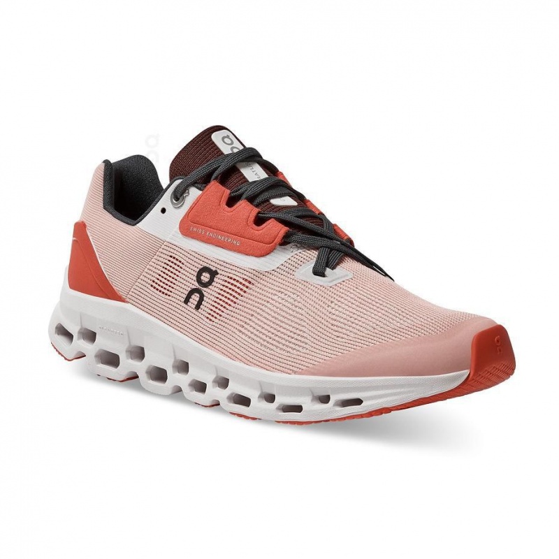 Rose On Cloudstratus Women's Road Running Shoes | USA_ON8979