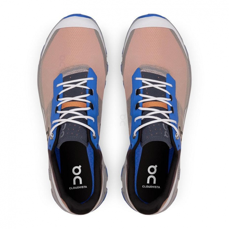Rose / Blue On Cloudvista Men's Trail Running Shoes | USA_ON8068