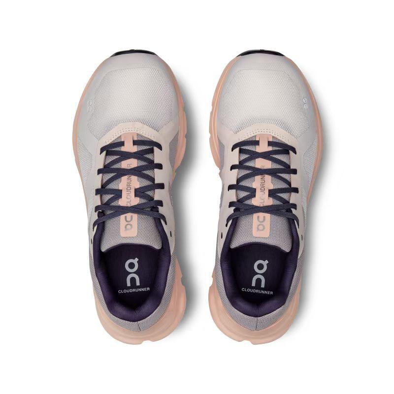 Rose / Grey On Cloudrunner Women's Road Running Shoes | USA_ON8376