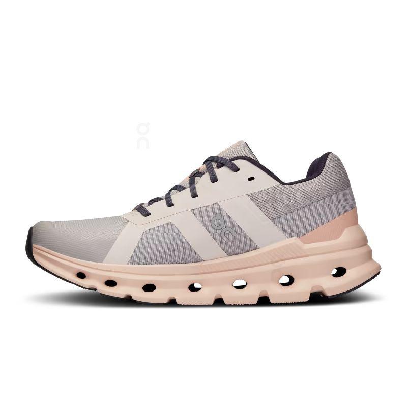 Rose / Grey On Cloudrunner Women's Road Running Shoes | USA_ON8376