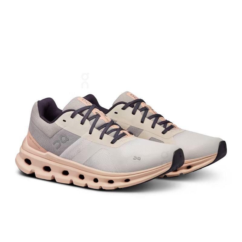 Rose / Grey On Cloudrunner Women's Road Running Shoes | USA_ON8376