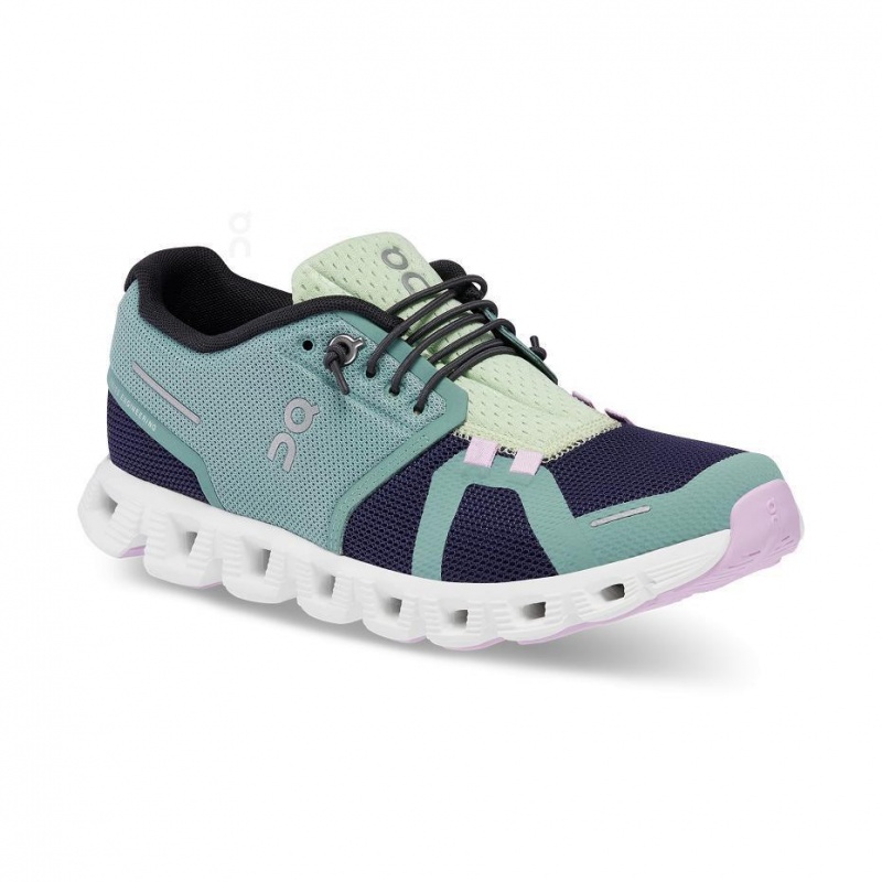 Turquoise On Cloud 5 Push Women's Sneakers | USA_ON8004