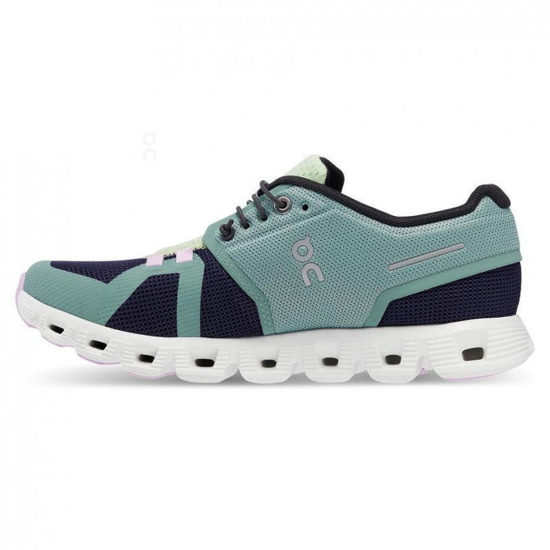 Turquoise On Cloud 5 Push Women's Sneakers | USA_ON8004