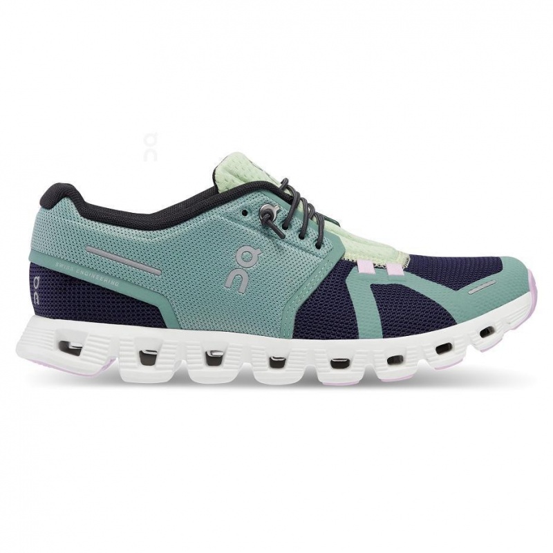 Turquoise On Cloud 5 Push Women\'s Sneakers | USA_ON8004