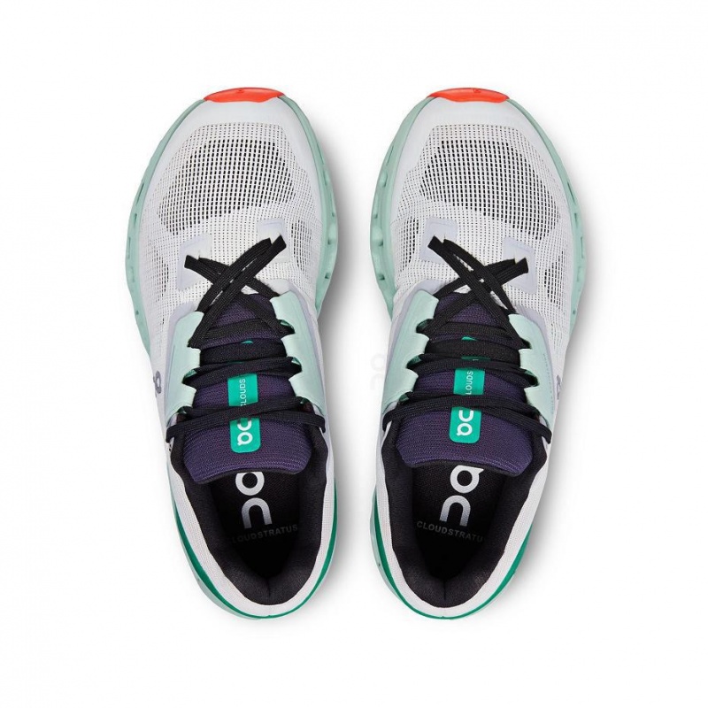 Turquoise On Cloudstratus Women's Road Running Shoes | USA_ON8909