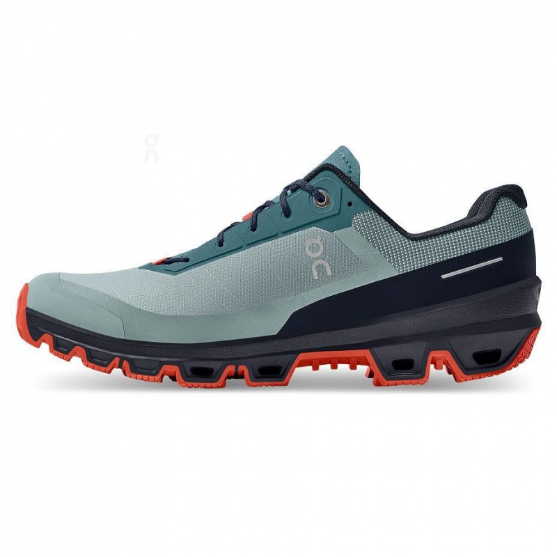 Turquoise On Cloudventure Men's Trail Running Shoes | USA_ON9021