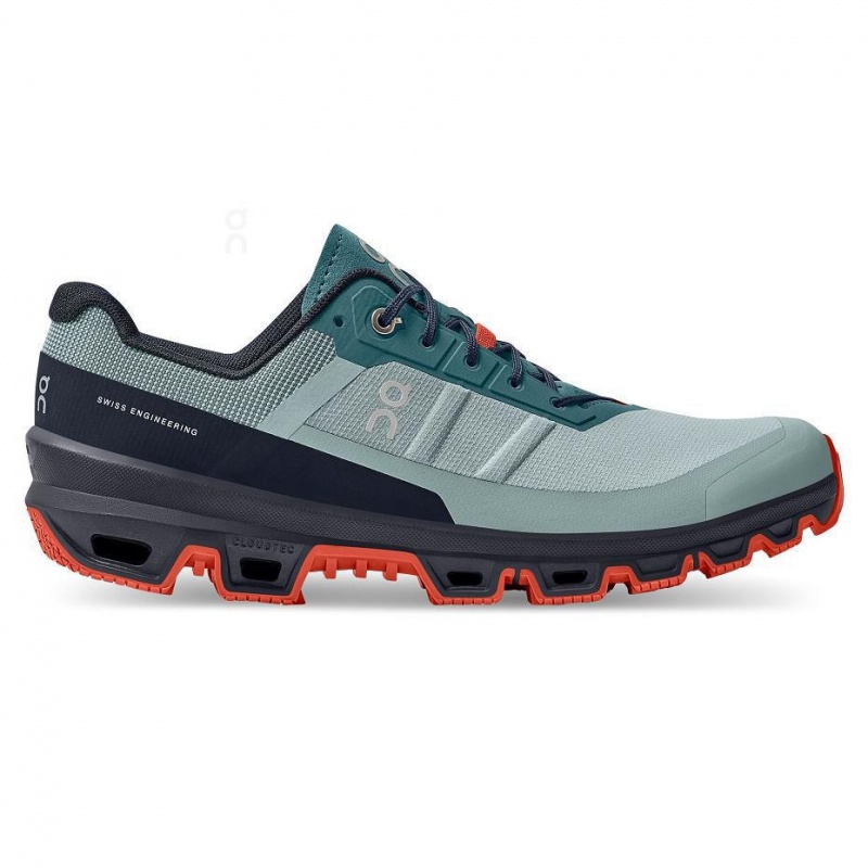 Turquoise On Cloudventure Men\'s Trail Running Shoes | USA_ON9021