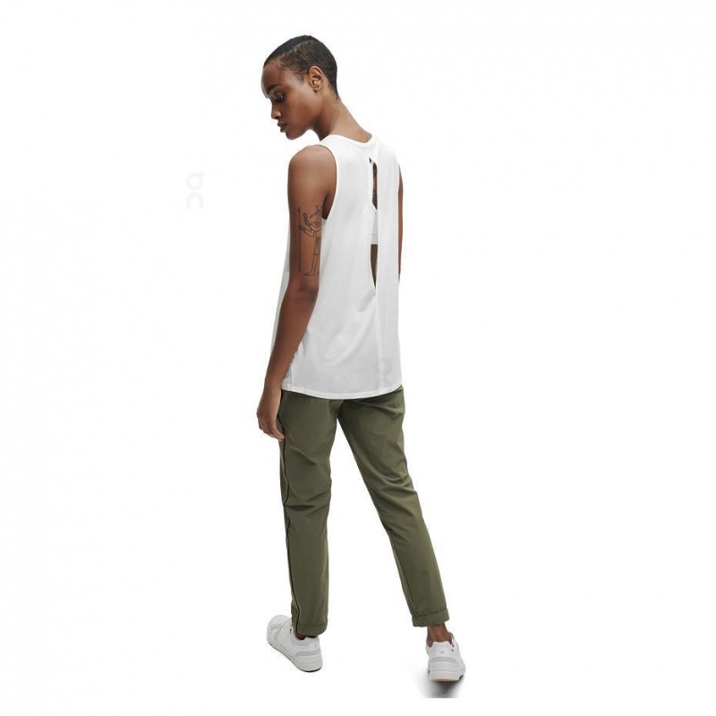 White On Active Women's Tank | USA_ON8640