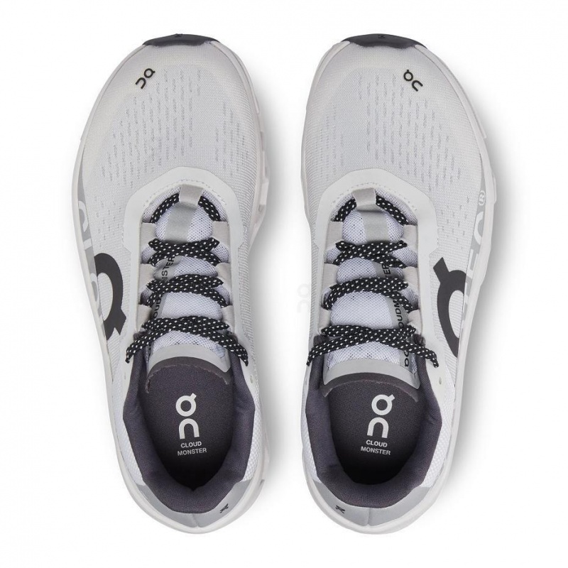 White On Cloudmonster Women's Road Running Shoes | USA_ON8354
