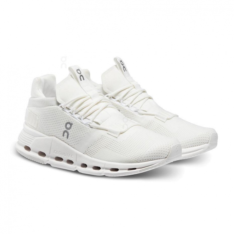 White On Cloudnova Women's Sneakers | USA_ON8235