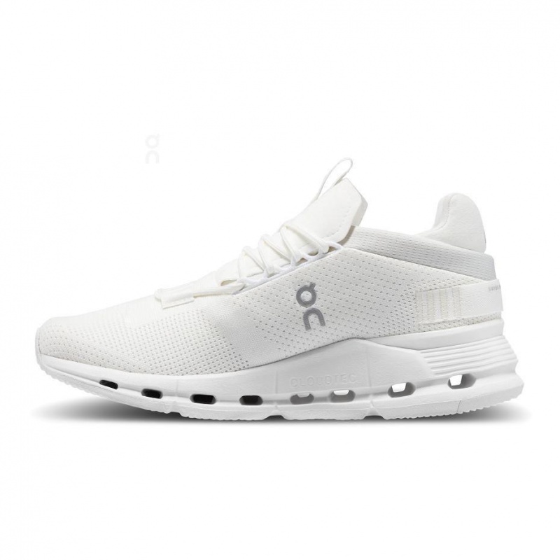 White On Cloudnova Women's Sneakers | USA_ON8235