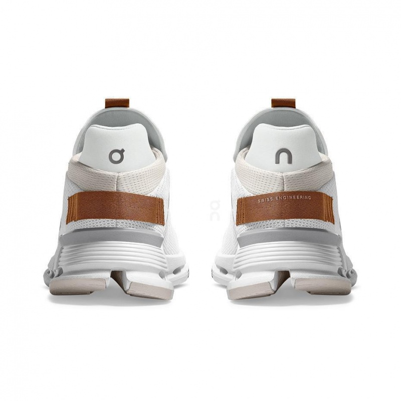 White On Cloudnova Women's Sneakers | USA_ON8116