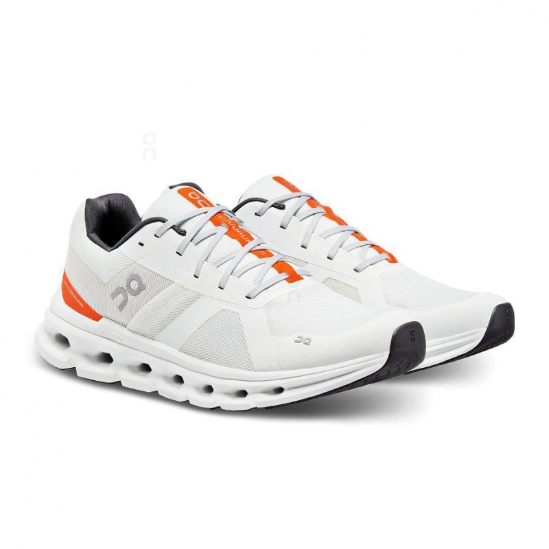 White On Cloudrunner Men's Road Running Shoes | USA_ON8218