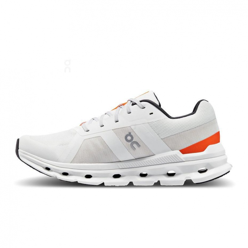 White On Cloudrunner Men's Road Running Shoes | USA_ON8218