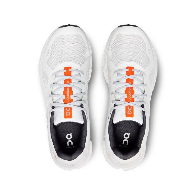 White On Cloudrunner Wide Men's Road Running Shoes | USA_ON8831