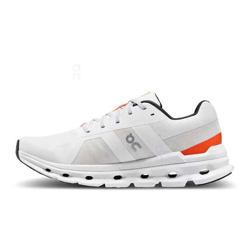 White On Cloudrunner Wide Men's Road Running Shoes | USA_ON8831