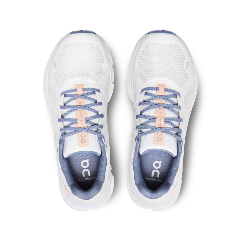 White On Cloudrunner Wide Women's Road Running Shoes | USA_ON8788