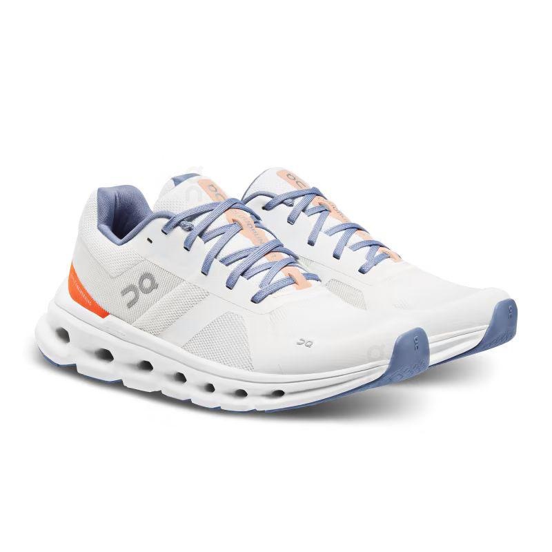 White On Cloudrunner Wide Women's Road Running Shoes | USA_ON8788