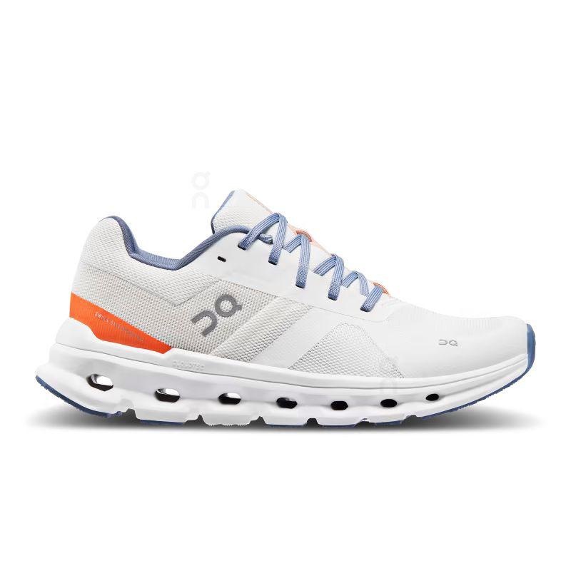 White On Cloudrunner Wide Women\'s Road Running Shoes | USA_ON8788