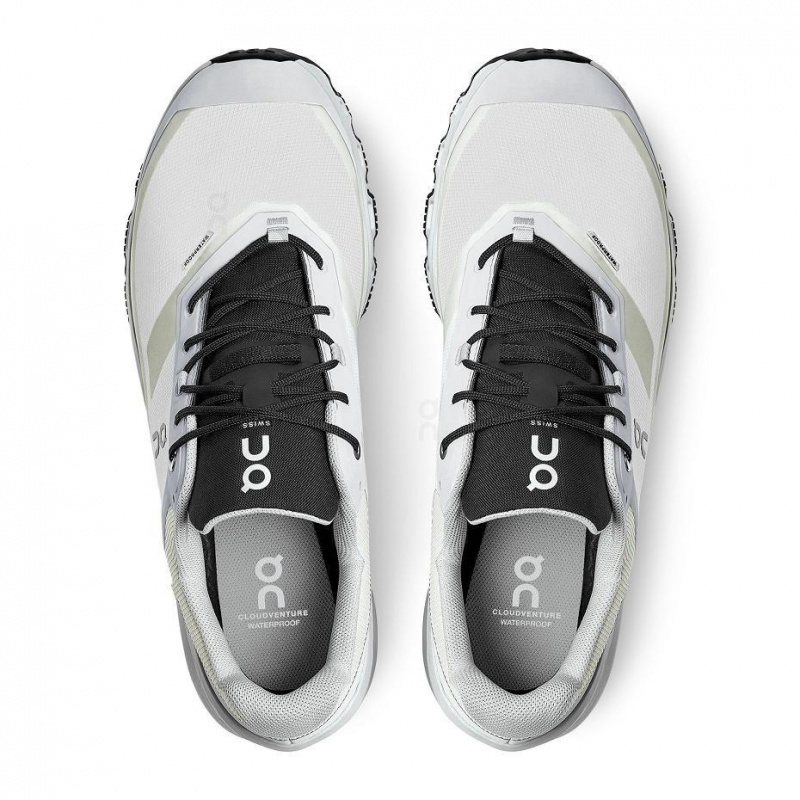 White On Cloudventure Waterproof Men's Trail Running Shoes | USA_ON9054