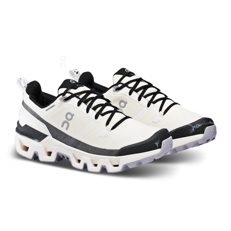 White On Cloudwander Waterproof Women's Hiking Shoes | USA_ON8471