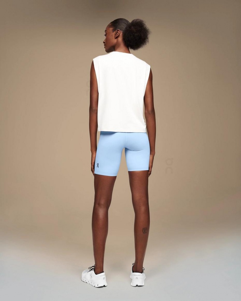 White On Focus Crop Women's Tank | USA_ON8582
