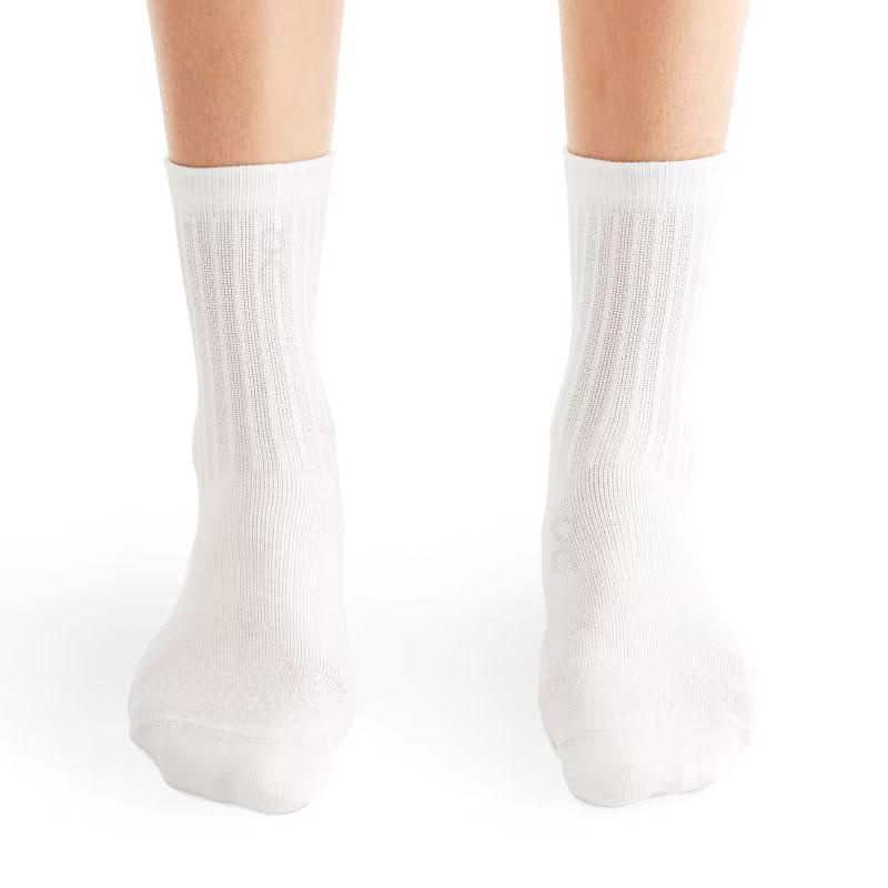 White On Logo 3-Pack Women's Socks | USA_ON9084