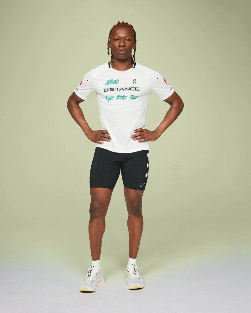 White On Performance-T Light Distance Men's T-shirts | USA_ON8650
