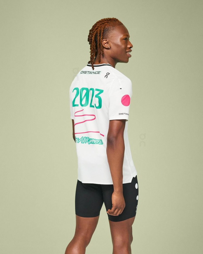 White On Performance-T Light Distance Men's T-shirts | USA_ON8650